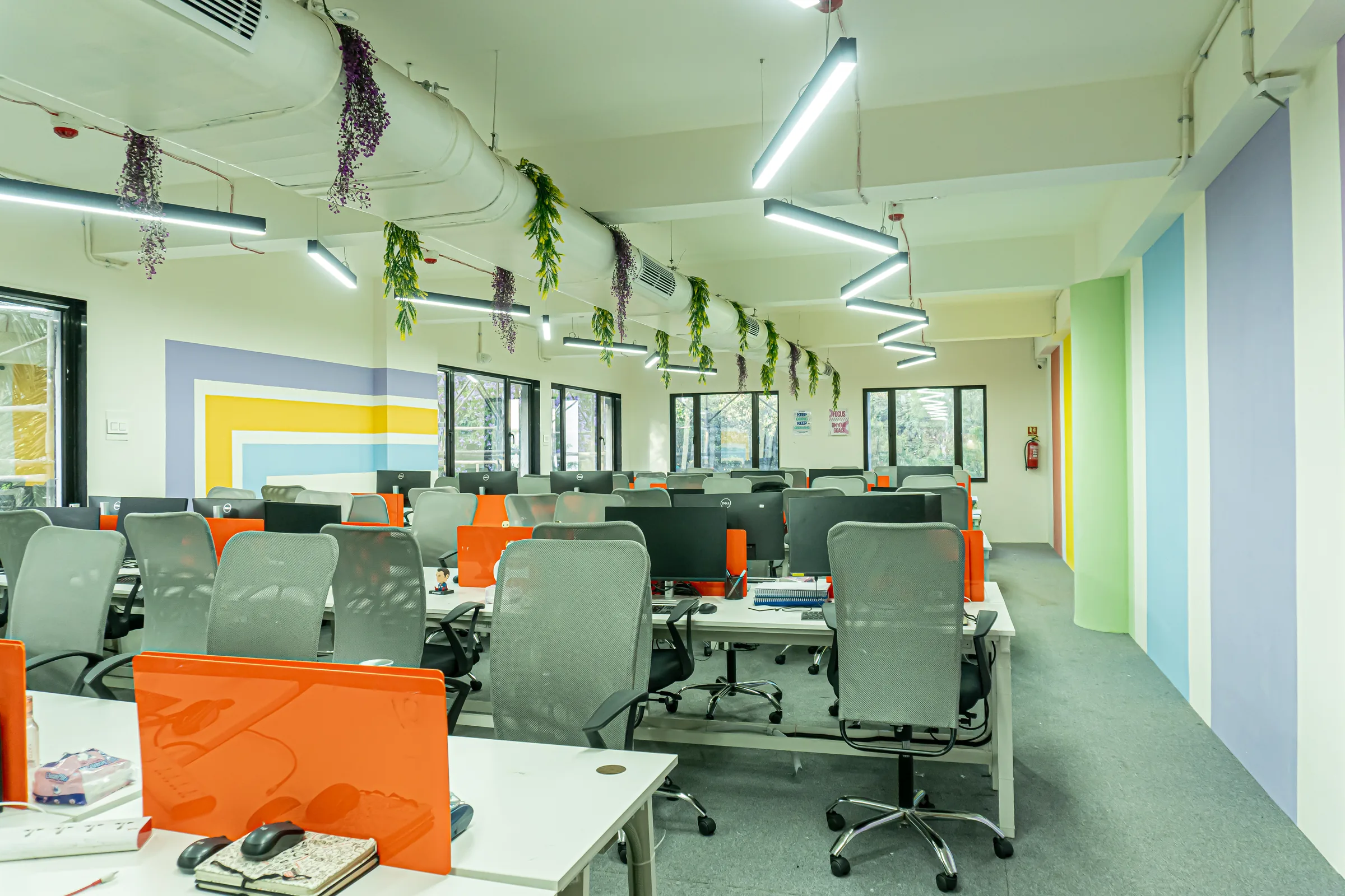 Private office suite interior at Teloz Spaces